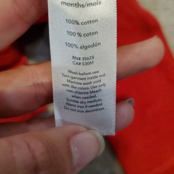 Carters 9 month long sleeve onesie - Picture 6 of 6